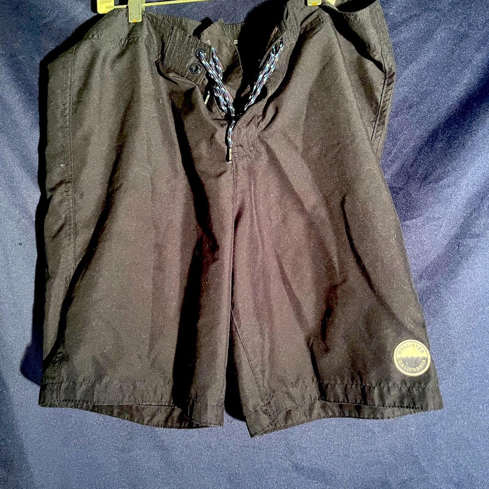 Hollister Black Boardshorts